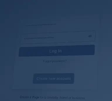 User access login screen